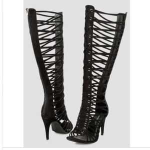 Ashley Stewart tall gladiator Sandals